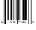 Barcode Image for UPC code 605388265463