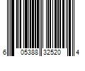 Barcode Image for UPC code 605388325204