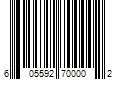 Barcode Image for UPC code 605592700002