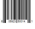 Barcode Image for UPC code 605923500141