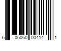 Barcode Image for UPC code 606060004141