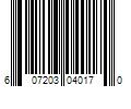 Barcode Image for UPC code 607203040170