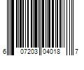 Barcode Image for UPC code 607203040187