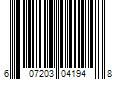 Barcode Image for UPC code 607203041948