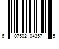 Barcode Image for UPC code 607502043575