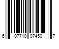 Barcode Image for UPC code 607710074507