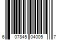 Barcode Image for UPC code 607845040057