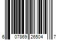 Barcode Image for UPC code 607869265047