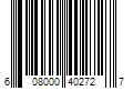 Barcode Image for UPC code 608000402727