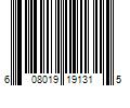 Barcode Image for UPC code 608019191315