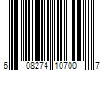 Barcode Image for UPC code 608274107007