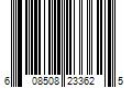 Barcode Image for UPC code 608508233625