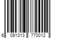 Barcode Image for UPC code 6091313770012