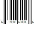 Barcode Image for UPC code 609300600806