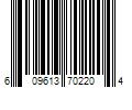 Barcode Image for UPC code 609613702204