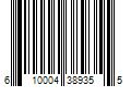 Barcode Image for UPC code 610004389355