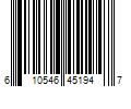 Barcode Image for UPC code 610546451947