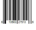 Barcode Image for UPC code 610563275106