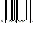 Barcode Image for UPC code 610635000803