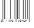 Barcode Image for UPC code 6111021021005