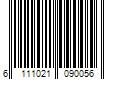 Barcode Image for UPC code 6111021090056. Product Name: 