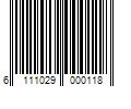 Barcode Image for UPC code 6111029000118