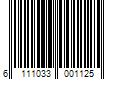 Barcode Image for UPC code 6111033001125