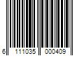 Barcode Image for UPC code 6111035000409