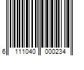 Barcode Image for UPC code 6111040000234