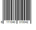 Barcode Image for UPC code 6111040010042