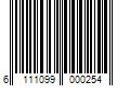 Barcode Image for UPC code 6111099000254