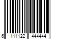 Barcode Image for UPC code 6111122444444