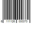 Barcode Image for UPC code 6111126000370