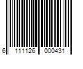 Barcode Image for UPC code 6111126000431