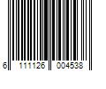 Barcode Image for UPC code 6111126004538