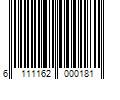 Barcode Image for UPC code 6111162000181