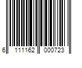 Barcode Image for UPC code 6111162000723