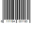 Barcode Image for UPC code 6111184001180