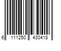 Barcode Image for UPC code 6111250430418