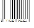 Barcode Image for UPC code 6111263000202