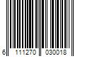 Barcode Image for UPC code 6111270030018