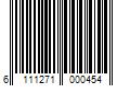 Barcode Image for UPC code 6111271000454