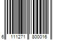 Barcode Image for UPC code 6111271800016