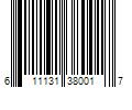 Barcode Image for UPC code 611131380017