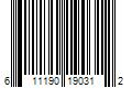 Barcode Image for UPC code 611190190312