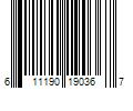 Barcode Image for UPC code 611190190367