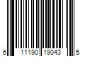 Barcode Image for UPC code 611190190435