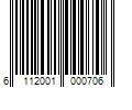 Barcode Image for UPC code 6112001000706