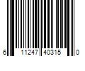 Barcode Image for UPC code 611247403150