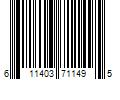 Barcode Image for UPC code 611403711495